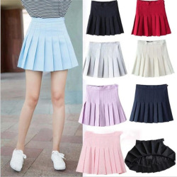 Women's Skirts Ladies Punk Kawaii Ulzzang Academy Aa High Waist Pleated Skirt Female Korean Harajuku Cute Clothing For Women