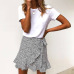 Womens skirt Casual Retro High Waist Evening Party Short Print mini skirt Slim soft touch skirt summer Feitong new arrival 2019