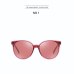 Girls Sunglasses Brand Designer Polarized Eyewear Uv400 Red Lens Vintage Glasses High Quality Fashion Shades Polar Cat's Eye Tac