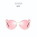 Round Sunglasses Kids Eyeglasses Polarized Uv400 Pink Glasses Girls Boys Cute Accessories High Quality Vintage Shades Children