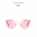 Yellow Sunglasses Girls Polarized Eyewear Uv400 Red Lens Vintage Cute High Quality Brand Designer Children Glasses Cat Eye Kids