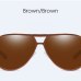 Aluminum Magnesium Vintage Polarized Fashion Sunglasses Men And Women Brand Designer UV400 Retro Pilot Glasses Male Shades polar