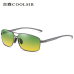 new metal polarized sunglasses Classic anti-glare square 2458 driving sunglasses