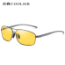 new metal polarized sunglasses Classic anti-glare square 2458 driving sunglasses