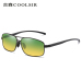 new metal polarized sunglasses Classic anti-glare square 2458 driving sunglasses