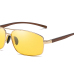 new metal polarized sunglasses Classic anti-glare square 2458 driving sunglasses