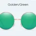 Fashion Retro Steampunk Round Men's Sunglasses Polarized Uv400 High Quality Vintage Driver Black Glasses For Men Brand Designer