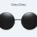 Fashion Retro Steampunk Round Men's Sunglasses Polarized Uv400 High Quality Vintage Driver Black Glasses For Men Brand Designer