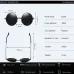 Fashion Retro Steampunk Round Men's Sunglasses Polarized Uv400 High Quality Vintage Driver Black Glasses For Men Brand Designer