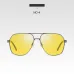 High Quality Sunglasses Men Uv400 Eyewear Polarized Vintage Retro Yellow Glasses For Driving Shades Women 2019 Brand Male Pilot