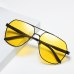 High Quality Sunglasses Men Uv400 Eyewear Polarized Vintage Retro Yellow Glasses For Driving Shades Women 2019 Brand Male Pilot