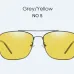 Men Polarized Sunglasses Uv400 Eyeglasses Vintage Glasses For Driving Retro Yellow Shades For Women Pilot Fashion Brand Designer