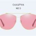 Men Sunglasses Mirror Eyewear Uv400 high quality fashion 2019 Pilot Vintage Polarized Retro Shades For Women Pink Yellow Glasses