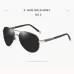 Pilot Sunglasses Men Uv400 Eyewear Polarized Glasses For Driving Vintage Shades Retro Red Black Shades Male Brand Designer Polar