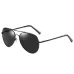 Pilot Sunglasses Polarized Man's Eyeglasses Uv400 Vintage Glasses Shades For Women Retro Brand Designer New 2019 Black Polar Tac