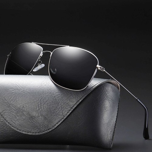 Polarized Sunglasses Men Eyeglasses Uv400 High Quality Male Glasses Women Fashion Driving Mirror Retro Shades Vintage Designer