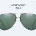 Polarized Sunglasses Men Eyewear Uv400 High Quality Fashion Pilot Vintage Driving Shades Mirror Metal Glasses For Women Brand