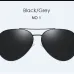 Polarized Sunglasses Uv400 Glasses For Men Vintage Retro Driving Shades For Women Fashion Brand Designer Male Pilot Polar Black