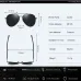 Polarized Sunglasses Uv400 Glasses For Men Vintage Retro Driving Shades For Women Fashion Brand Designer Male Pilot Polar Black