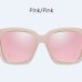 Polarized Uv400 High Quality Women's Sunglasses Square Mirror Fashion Vintage Retro Driver Shades Sun Glasses For M2en Pink Lens