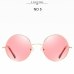 Round Sunglasses Polarized Eyewear Uv400 Pink Glasses Men Vintage Steampunk Shades For Women Polar Retro Male Ladies Top Selling