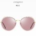 Round Sunglasses Women Eyewear Polarized Glasses For Driving Vintage Retro Pink Luxury Design Fashion Lady High Quality Shades