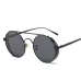 Steampunk Round Glasses For Men Polarized Mirror Uv400 High Quality Retro Driving Shades Women's Sunglasses Vintage Polar Brand