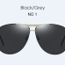 Sunglasses Male Polarized Eyewear Uv400 Vintage Men Pilot Shades For Women Glasses Driver Retro Fashion Polar High Quality Black