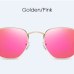 Sunglasses Men And Women Polarized UV400 Pilot Fashion Male Vintage Retro Shades Driver Glasses Lady Pink Lens Polar Accessories