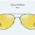 Sunglasses Men Brand Uv400 Eyewear Polarized Shades For Women Vintage Pilot Polar Male Yellow Fashion Driving High Quality Black