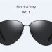 Sunglasses Men Pilot Eyewear Vintage Glasses For Driving Polarized Shades Retro Polar Male High Quality Woman Fashion 2019 Black