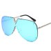 COOLSIR GIRL Fashion Sunglasses Men Women Brand Design Metal Frame Oversized Personality High Quality Unisex Sun Glasses