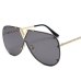 COOLSIR GIRL Fashion Sunglasses Men Women Brand Design Metal Frame Oversized Personality High Quality Unisex Sun Glasses