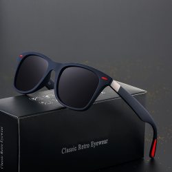 BRAND DESIGN Classic Polarized Sunglasses Men Women Driving Square Frame Sun Glasses Male Goggle UV400 Gafas De Sol