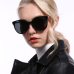 Cat's Eye Sunglasses Polarized Eyewear Uv400 Red Glasses Vintage Retro Driving Shades For Women Luxury Design Fashion Lady Polar