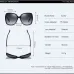 Ladies Sunglasses Uv400 Eyewear Polarized Luxury Brand Women Shades Vintage Glasses Driving Retro Oversized Fashion Female Black