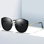 Ladies Sunglasses Uv400 New 2019 Polarized Shades For Women Vintage Driving Retro Fashion Mirror Cat's Eye Pink Red Luxury Brand
