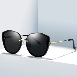Ladies Sunglasses Uv400 New 2019 Polarized Shades For Women Vintage Driving Retro Fashion Mirror Cat's Eye Pink Red Luxury Brand