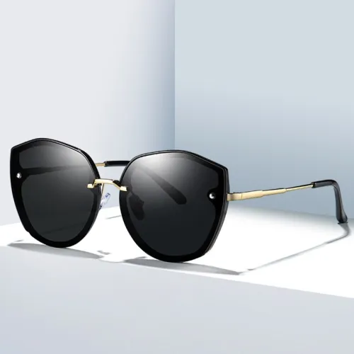 Ladies Sunglasses Uv400 New 2019 Polarized Shades For Women Vintage Driving Retro Fashion Mirror Cat's Eye Pink Red Luxury Brand