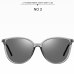 Sunglasses For Women Polarized Eyewear Uv400 Luxury Design Vintage Cat's Eye Shades Retro Red Lens Glasses Driving Fashion Polar