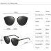 Sunglasses Polarized Women Cat's Eye Uv400 Glasses Lady Vintage Driving Shades Polar Retro Oversized High Quality Fashion Brand