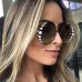 COOLSIR Brand Sunglasses Women Luxury Pearl Sunglasses Vintage Round Sun Glasses Shades for Women Gold Metal Oculos UV400