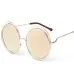 Luxury Vintage Round Big Oversized Lens Mirror Brand Designer Pink Sunglasses Lady Cool Retro UV400 Women Sun Glasses Unisex