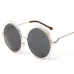 Luxury Vintage Round Big Oversized Lens Mirror Brand Designer Pink Sunglasses Lady Cool Retro UV400 Women Sun Glasses Unisex