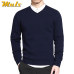 2017 Spring mens sweater pullovers Simple style cotton knitted V neck sweater jumpers Thin male knitwear Blue Red Black M-4XL