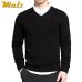 2017 Spring mens sweater pullovers Simple style cotton knitted V neck sweater jumpers Thin male knitwear Blue Red Black M-4XL