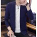 2018 Autumn New Men's Slim Fit Cardigan Sweaters Male Black Gray Sweater Cardigans Sweatercoat Casual V-Neck Outerwear M-3XL