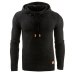 2018 Brand Long Sleeve Solid Color Hooded Mens Sweater Tracksuit Pullovers Casual Sweater Men Sportswear