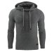 2018 Brand Long Sleeve Solid Color Hooded Mens Sweater Tracksuit Pullovers Casual Sweater Men Sportswear