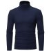 2018 New Autumn Winter Men'S Sweater Men'S Turtleneck Solid Color Casual Sweater Men's Slim Fit Brand Knitted Pullovers